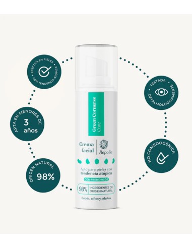 Green cornerss crema facial de repollo 1 envase...