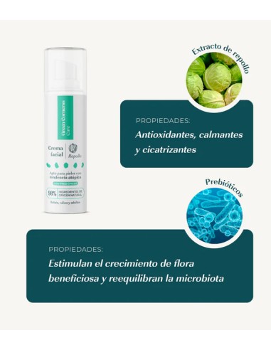 Green cornerss crema facial de repollo 1 envase...