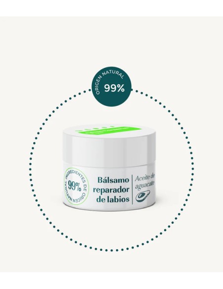 Green Cornerss Balsamo labial reparador con aguacate