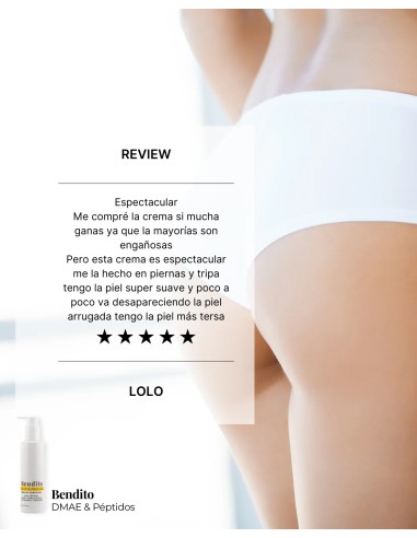 Bendito DMAE & Péptidos 200ML. Serum Corporal...