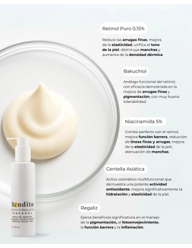 Bendito Retinol & Bakuchiol. Crema Corporal...