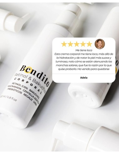 Bendito Retinol & Bakuchiol. Crema Corporal...
