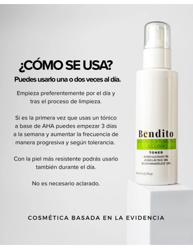 Bendito Tónico Exfoliante Skin Retexturizing &...