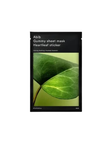 ABIB MASCARILLA FACIAL GUMMY SHEET HEARTLEAF