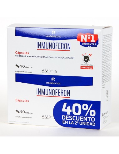 PACK DUPLO INMUNOFERON 2 X 90 1 MES GRATIS