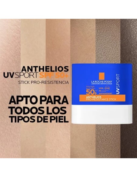 ANTHELIOS UVSPORT STICK SPF 50+ LA ROCHE POSAY 1 ENVASE 10 ML
