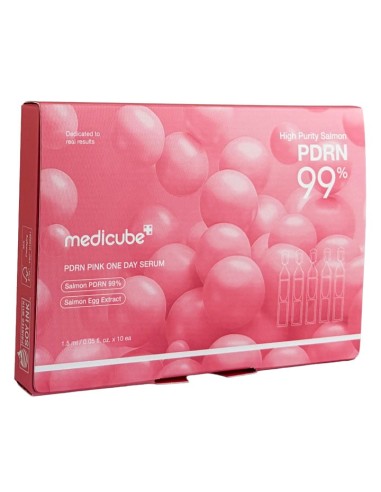 MEDICUBE PDRN PINK SERUM ONE DAY AMPOLLAS
